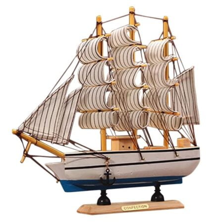 Model Ship,Wooden Ship Models, Sailboat Decor, Model Ship Kit with Wooden Model Ship Decor - Image 2